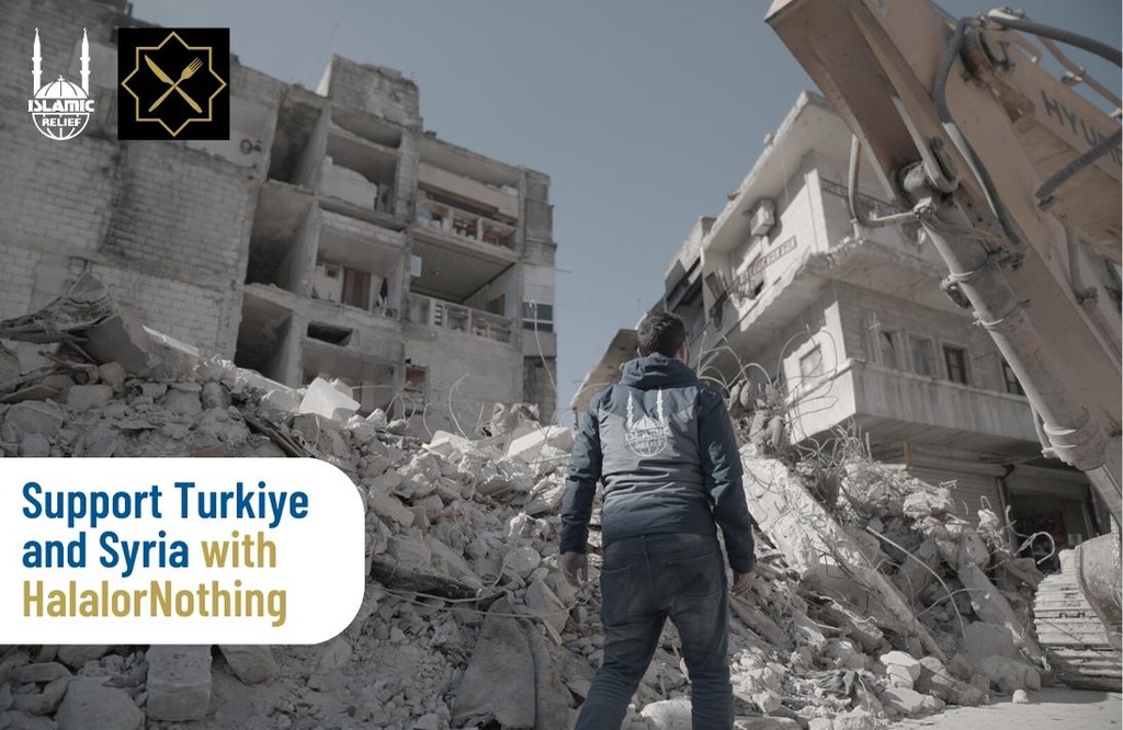 Support Turkiye and Syria with HalalorNothing