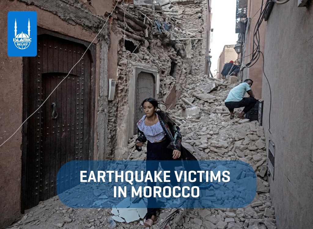 Earthquake victims in Morocco